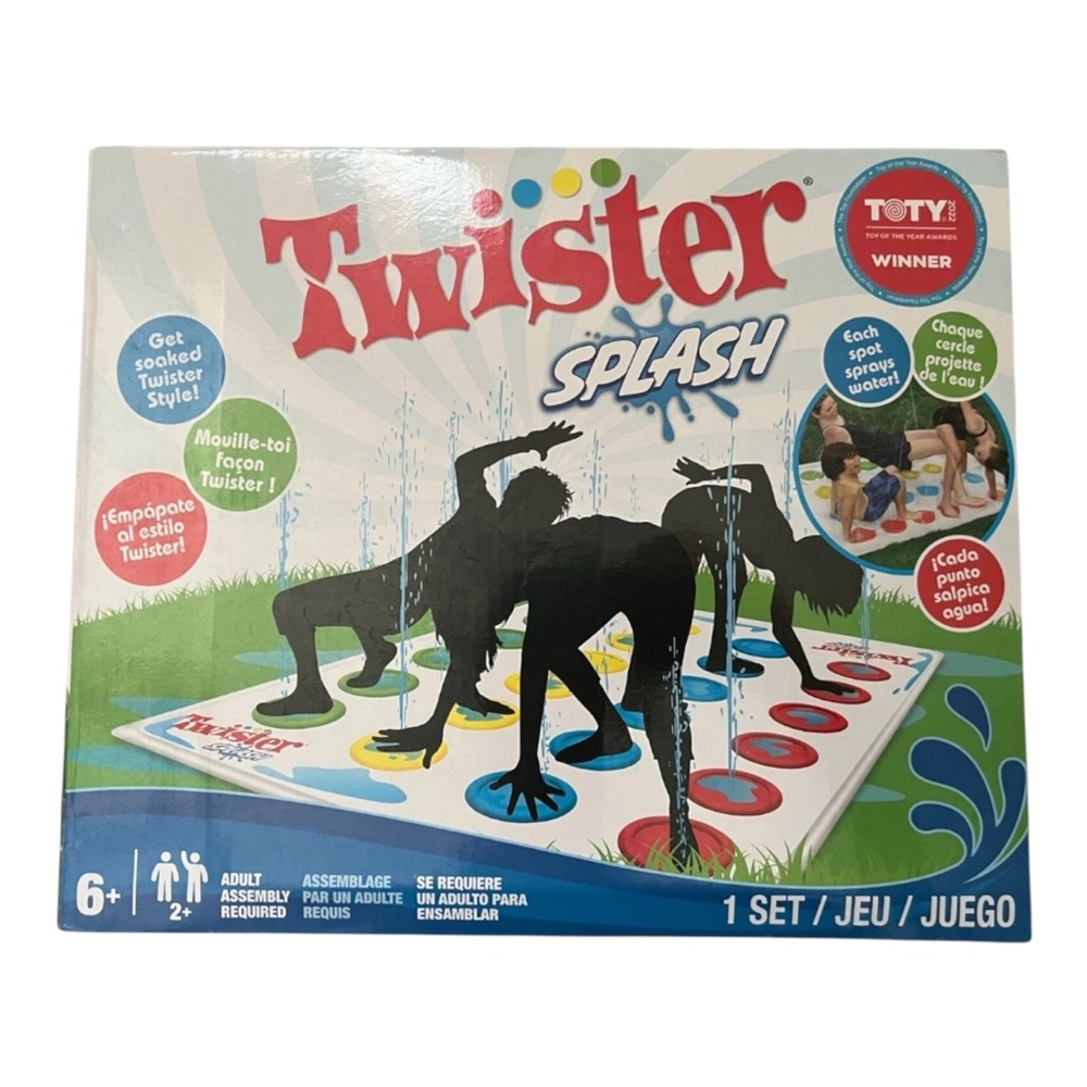 Hasbro Twister Splash Mat Summer Game for Kids